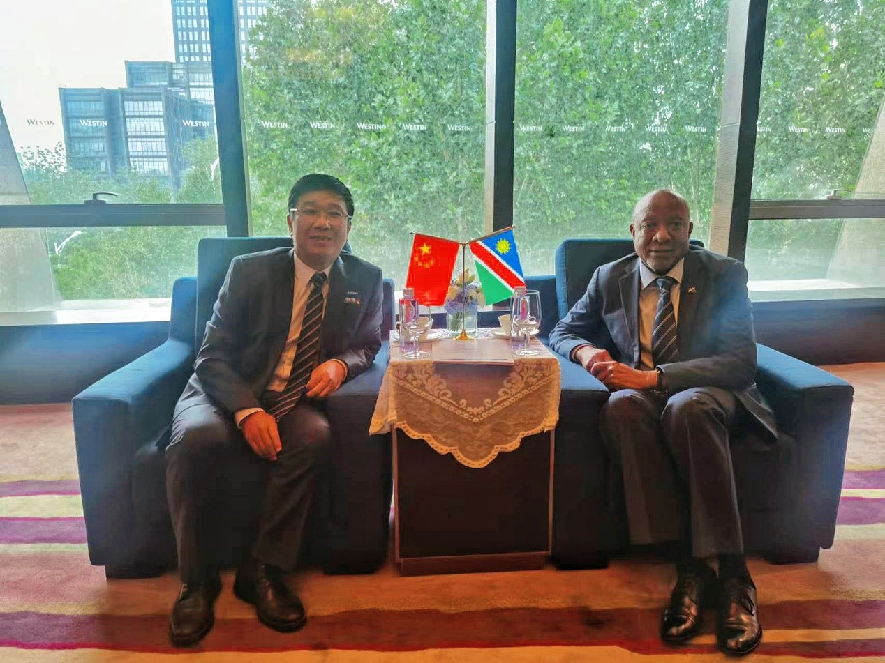 中非合作论坛期间太阳成集团tyc539官网 董事长王平卫拜会三国总统